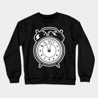 Bell Alarm Learning Time Clock for Kids Crewneck Sweatshirt